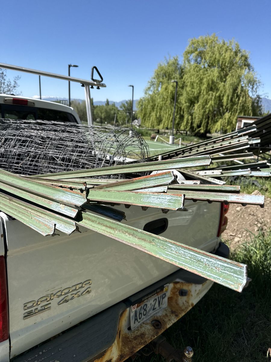 Steel fence Posts And Fence