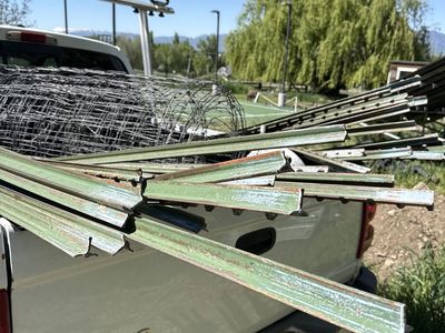 Steel fence Posts And Fence