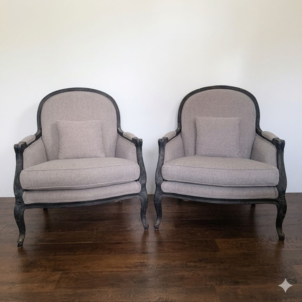 Restoration Hardware Lyon Chairs - Pair