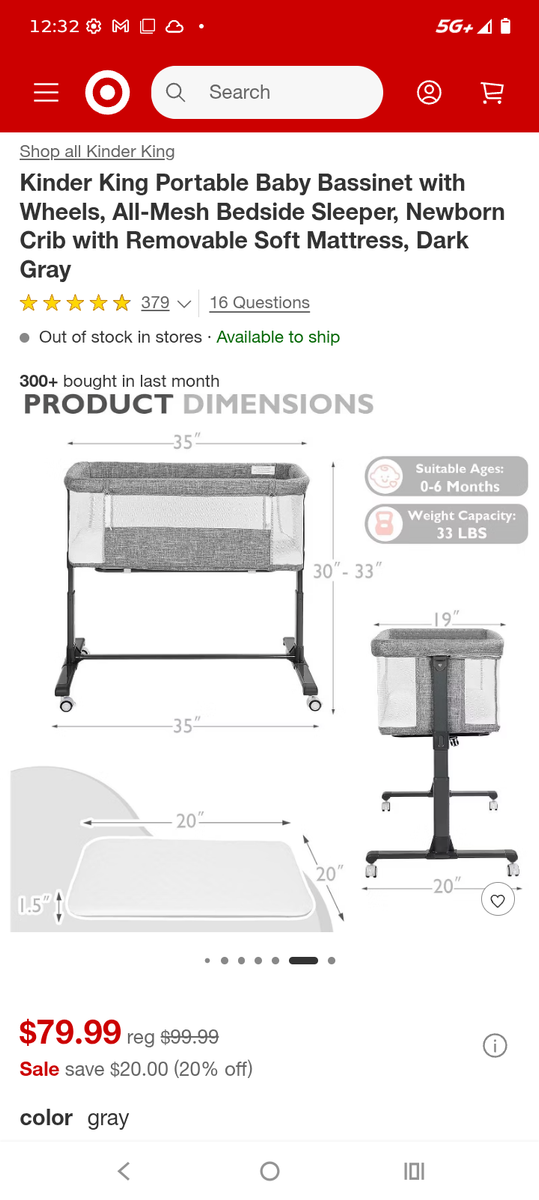 Kinder King Bassinet
