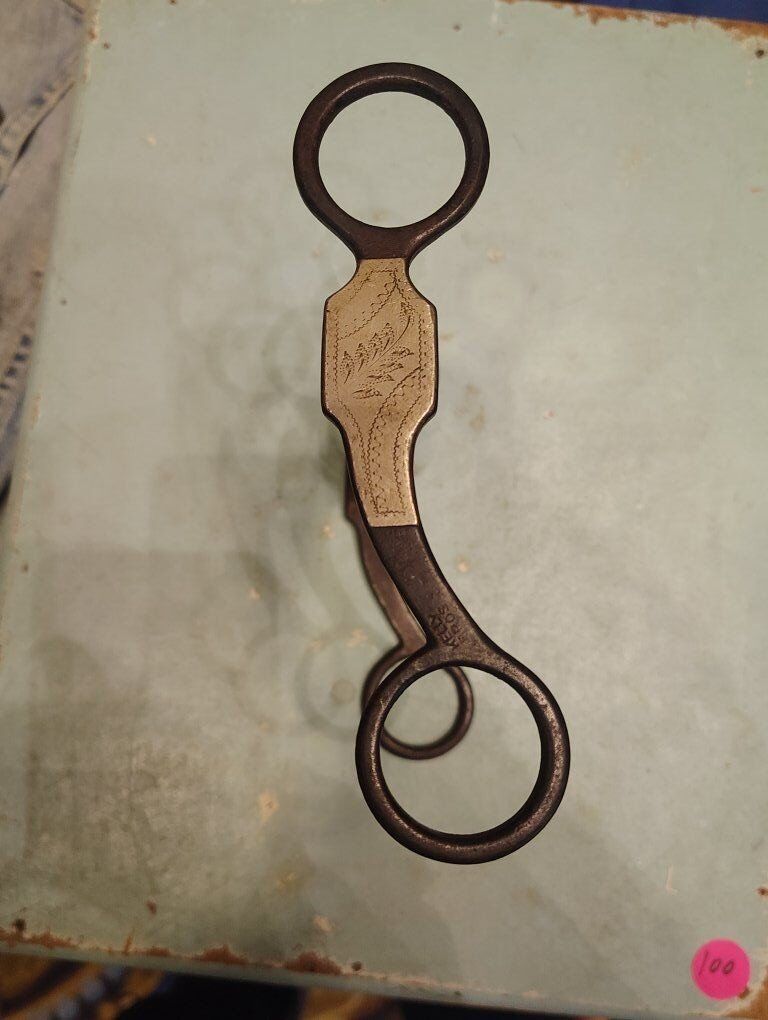 very hard to find Kelly Brothers marked horse bit