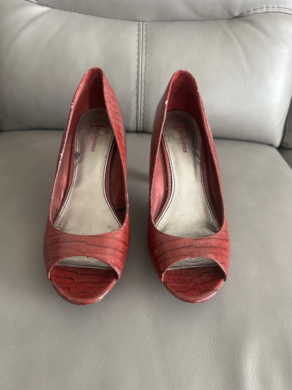 Women's Fergalicious by Fergie open toe heel