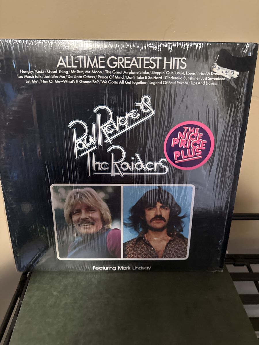 Paul Revere & The Raiders - All-Time Greatest Hits Vinyl LP (Sealed in Shrink)