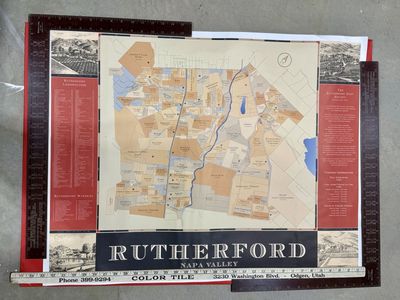 Rutherford Napa Valley Map Vineyard Information