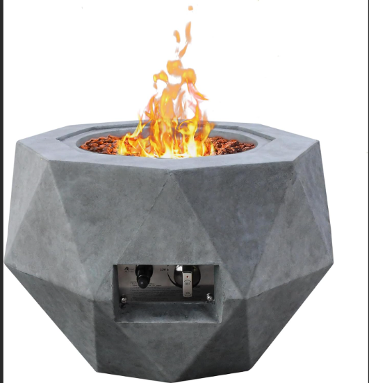25 Inch  gas Fire Pit