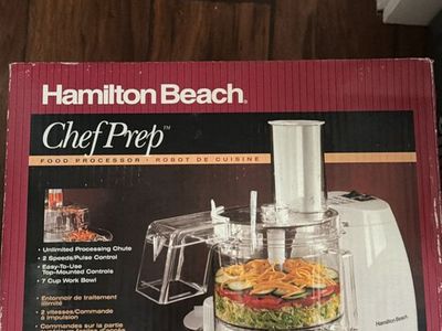 New Hamilton Beach Food Processor