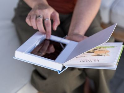 Kids Book that hides your phone so your kids don’t see you on it as much!