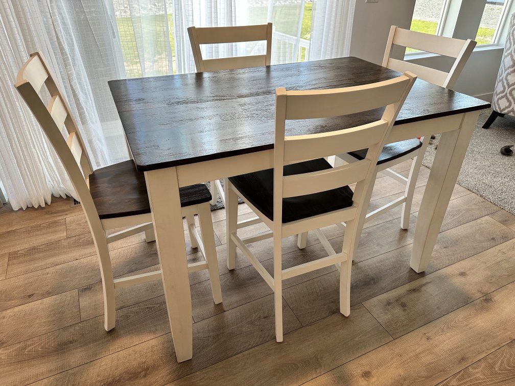 Dining room table and chairs