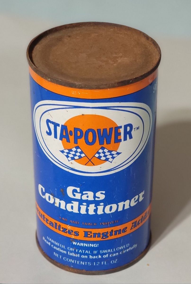 Vintage STA-POWER Gas Conditioner Can