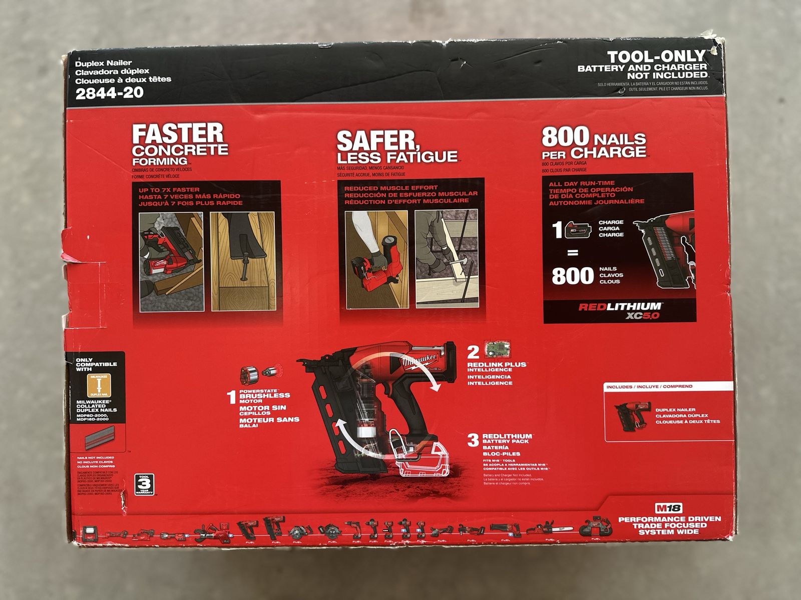 Milwaukee M18 Nailer