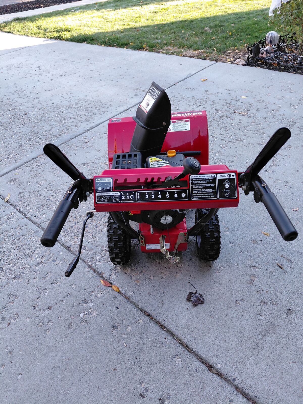 Snow Blower 24 inch Yard Machine Snowblower