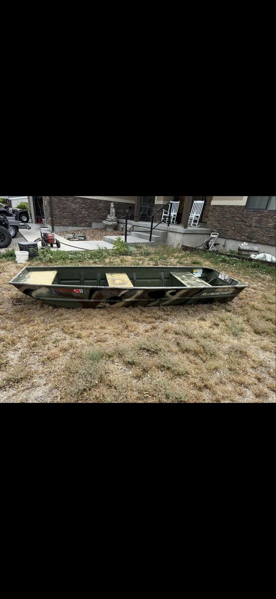 1252 Flat Bottom Jon Boat