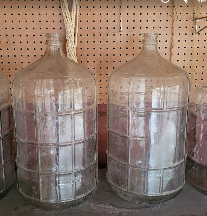 6 Gallon Glass Carboys - Beer Homebrewing Wine Making Decorative $45