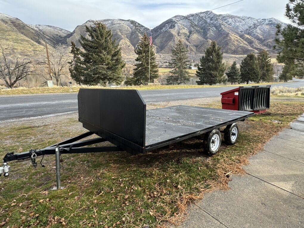 8x12 Tandem Axle Flat Bed-Sled/SxS/ATV-Ready To Go