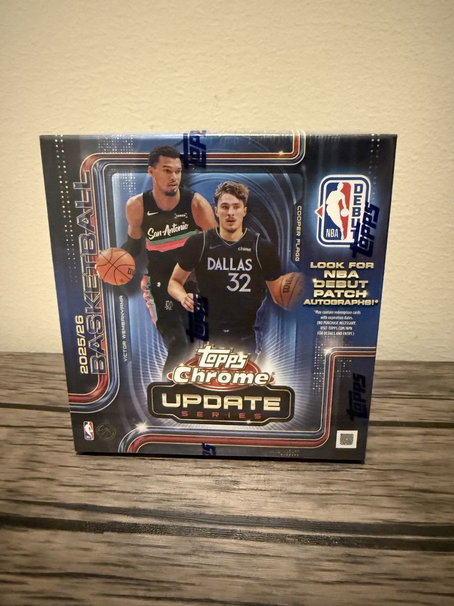 Topps Chrome Update 2025/26 Basketball Blaster Box Factory Sealed