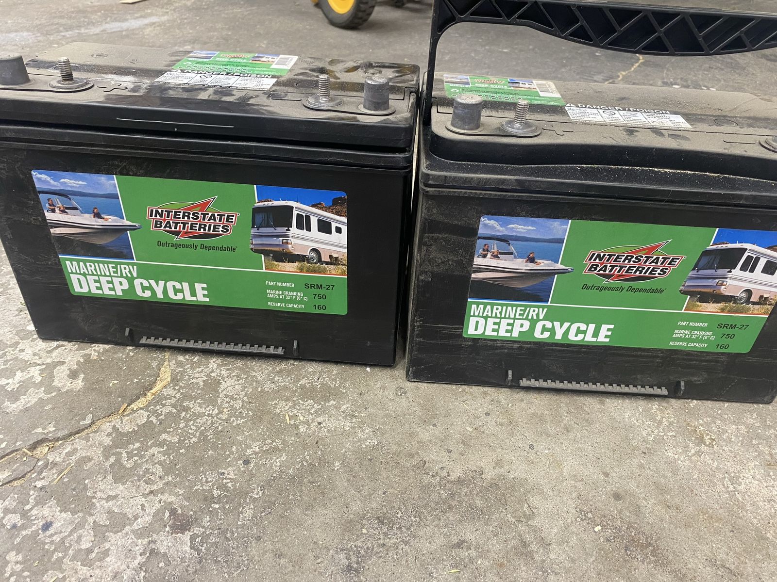 Deep cycle marine/rv batteries