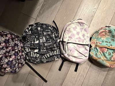 Lot of 4 Backpacks Including Disney Loungefly Villains & Taylor Swift