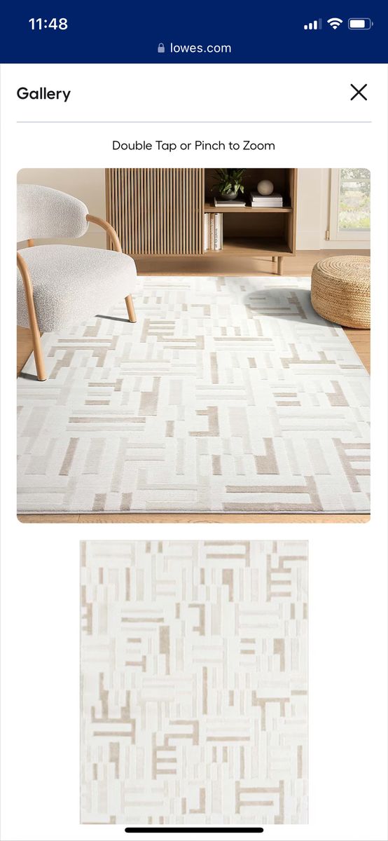 Abani Rugs Neutral 8 x 10 (ft), Beige,  Loomed,