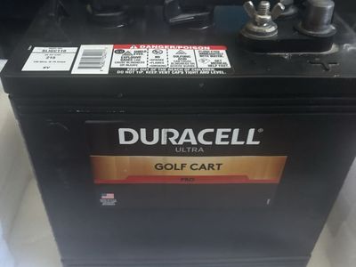 2 Duracell Ultra 6v 215ah golf Cart Pro