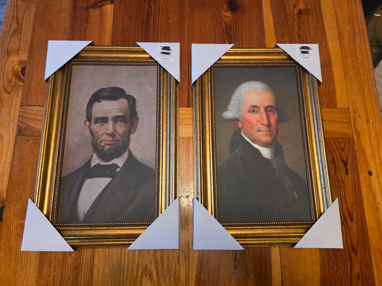 Paintings of old presidents