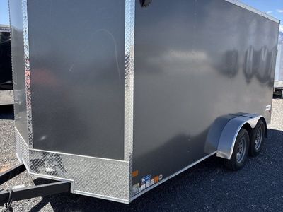 7x16 Haulmark Passport DELUXE Enclosed Cargo Trailer - 7'0" Interior - 7K GVWR - .080 PolyCor