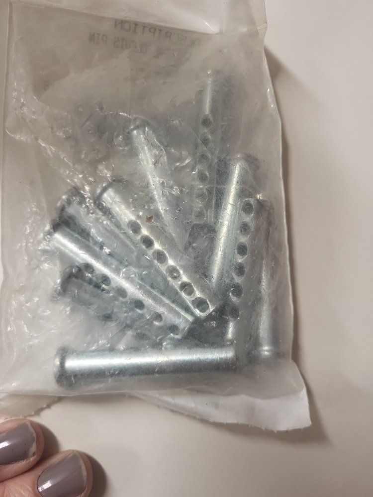 Universal Clevis Pin 3/8 x 2 Zinc Plated - Pack of 10