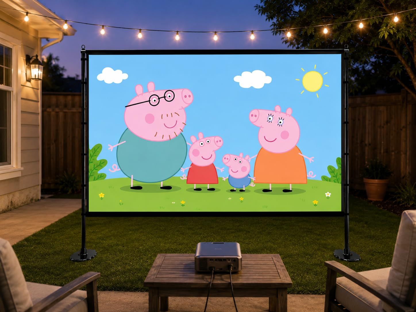 Brand new Projector Screen with Stand