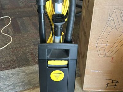 Tornado CV 30/1 Upright Vacuum Cleaner - Black/Yellow with Manual