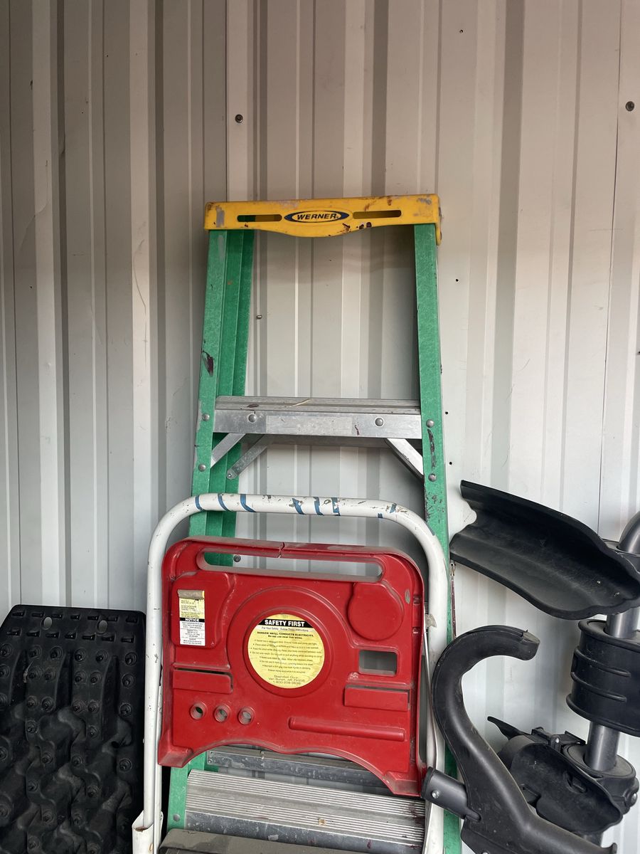 Step Ladder + 6ft Ladder – Good Condition