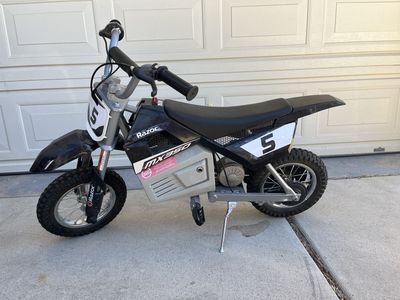 Razor MX350 Dirt Rocket Electric Motocross Bike - Black/Silver, Used