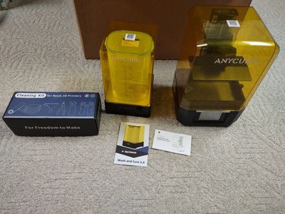 ANYCUBIC Photon Mono M5s Resin 3D Printer & Wash and Cure 2.0 with Cleaning Kit