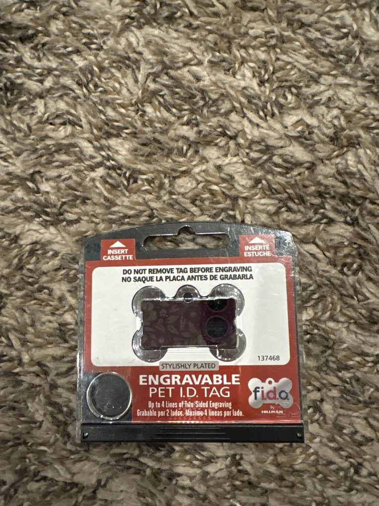 Engravable Pet Id Tag