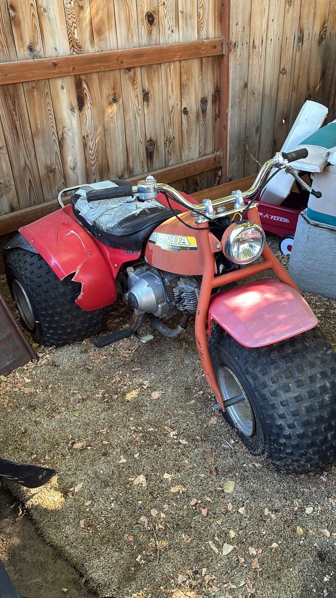 Early 80’s Honda 110 three wheeler 