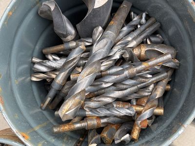 Used drill bits / knife making