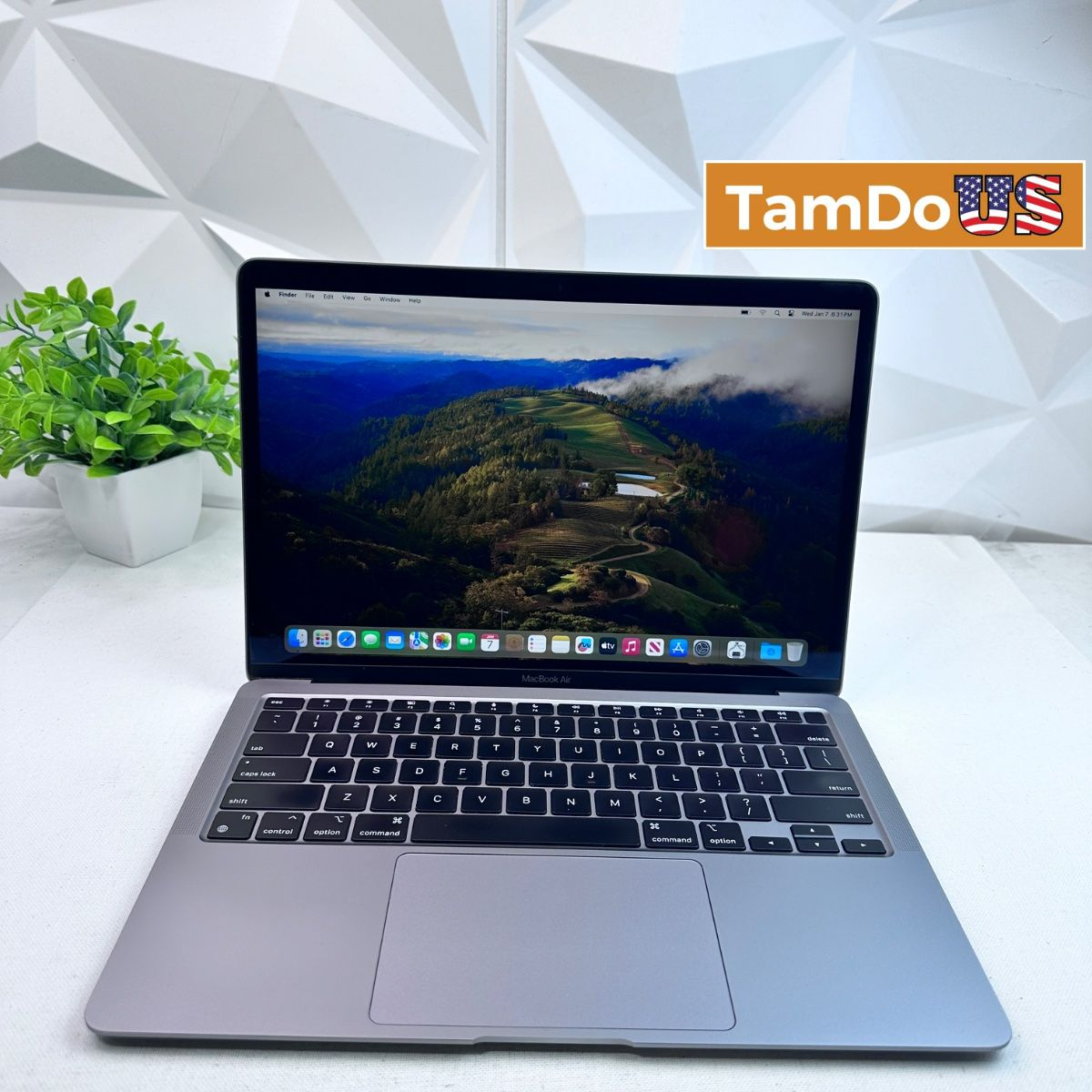 MacBook Air (13-inch, M1, 2020) 7-Core GPU, 8GB, 256GB SSD, Space Gray