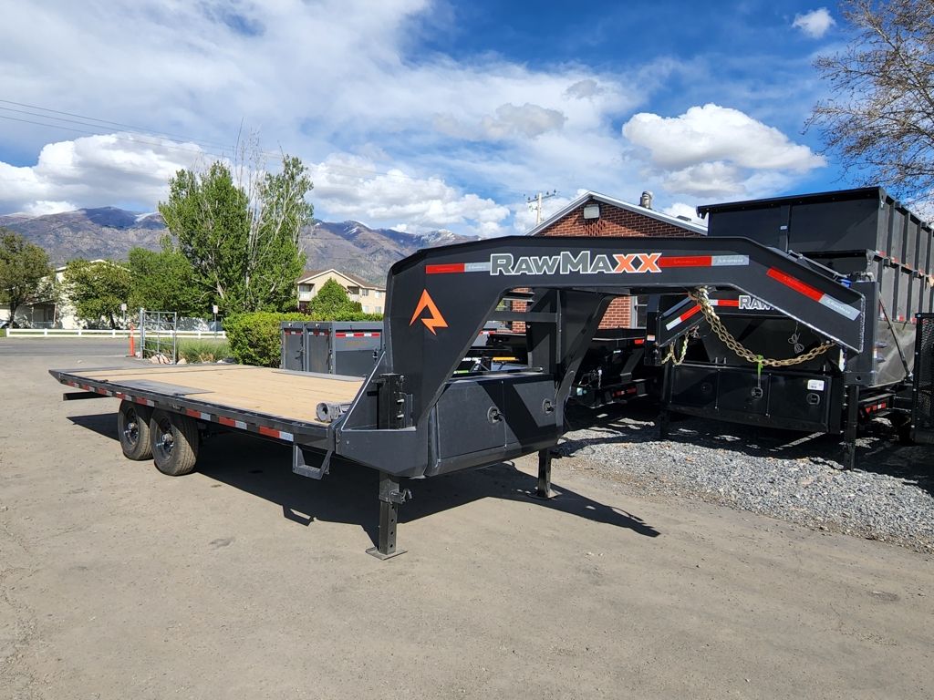 2026 RawMaxx 22' Gooseneck DTX Deckover 14K Hydrau
