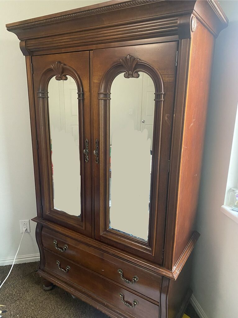 Mahogany Armoire