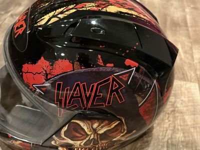 Rockhard Slayer motorcycle full face helmet like new medium