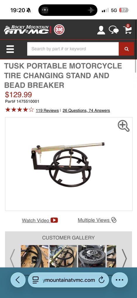 Tire Changimg Stand