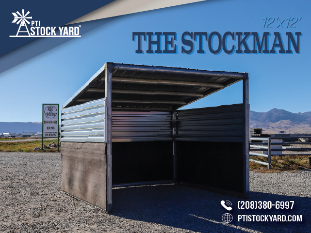 Heavy-Duty Galvanized Livestock Shelter 12x12, 12x24