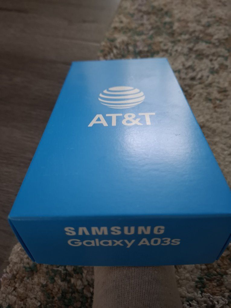 Samsung Galaxy A03s AT&T Smartphone with Protective Case