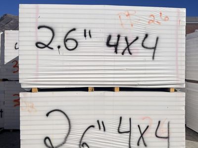 4x4 2.6 Polyiso Rigid Foam Insulation