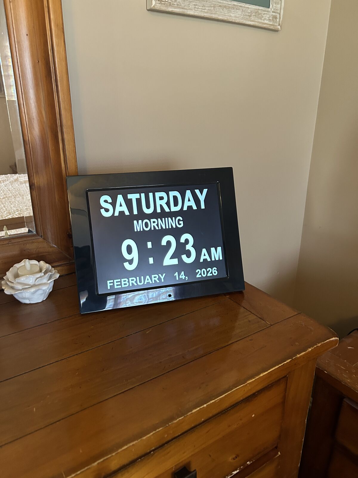 American Lifetime Large LCD Digital Clock for Seniors