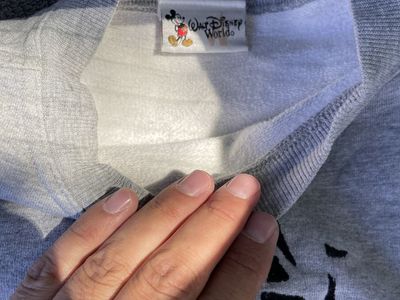 Vintage Walt Disney World XL Sweatshirt - Gray with Castle & Epcot Graphic, Made in Jordan