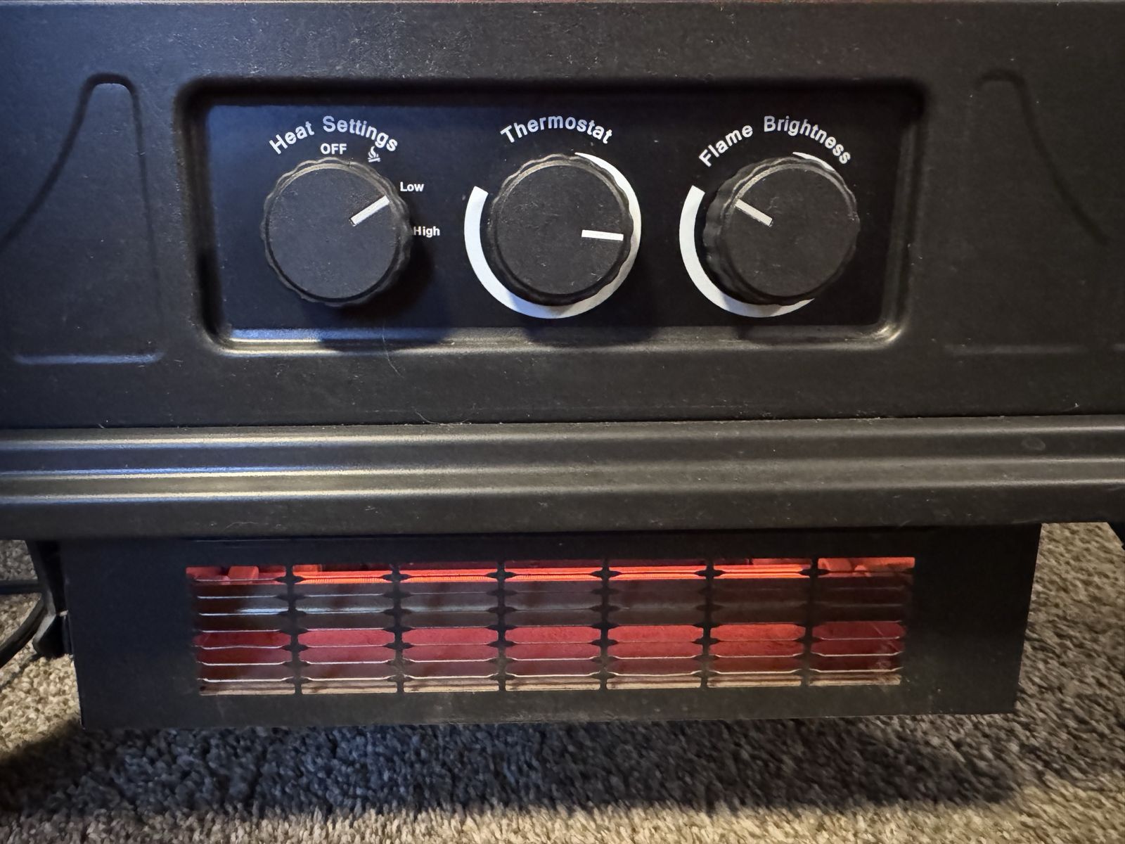 Fireplace space heater