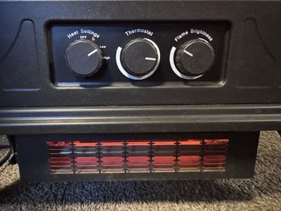 Fireplace space heater