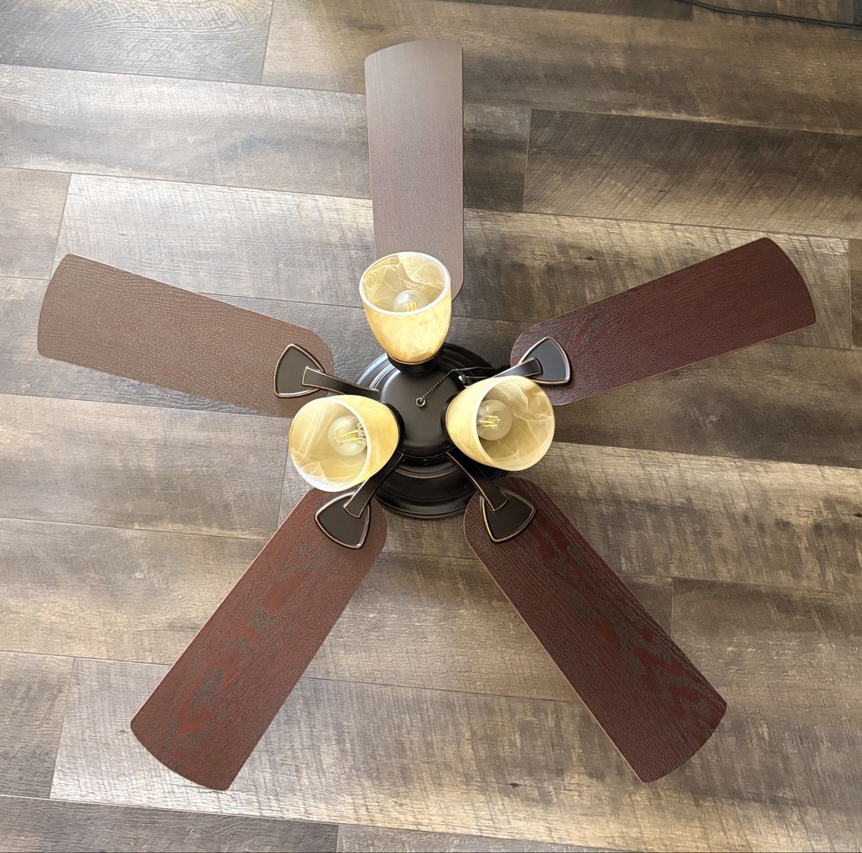 Hampton Bay 42 in. Ceiling Fan (Bronze)