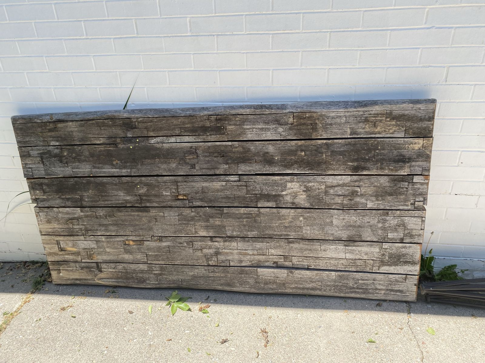 Deconstructed outdoor rustic table
