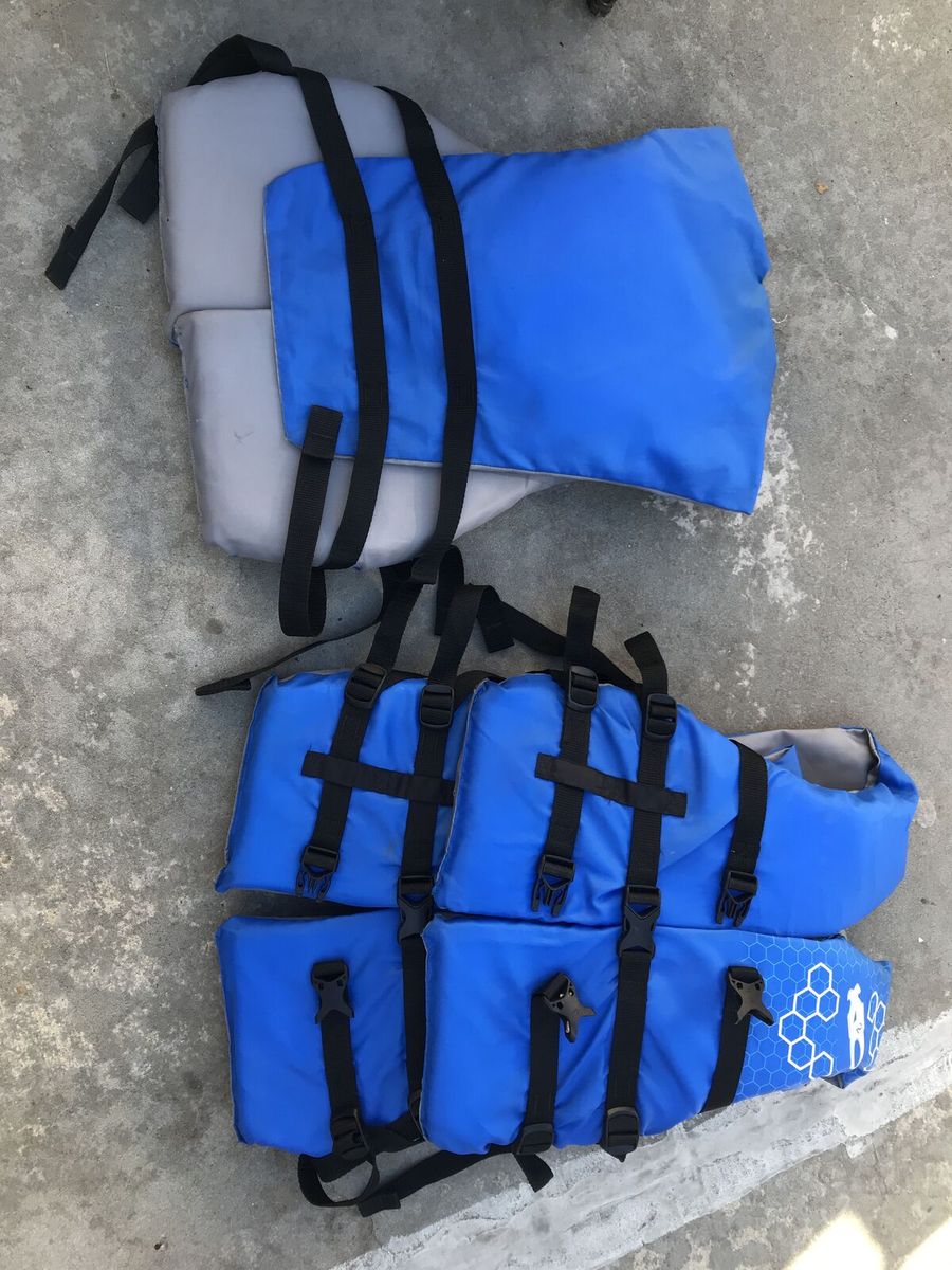 Multiple LIFE VEST and NEOPRENE YOUTH, adult and Kayak vest $10-$30 each