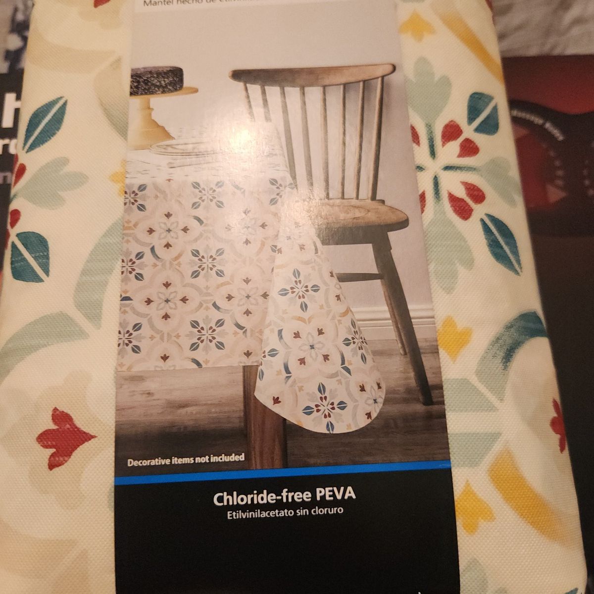 vinyl table cloth 64x108